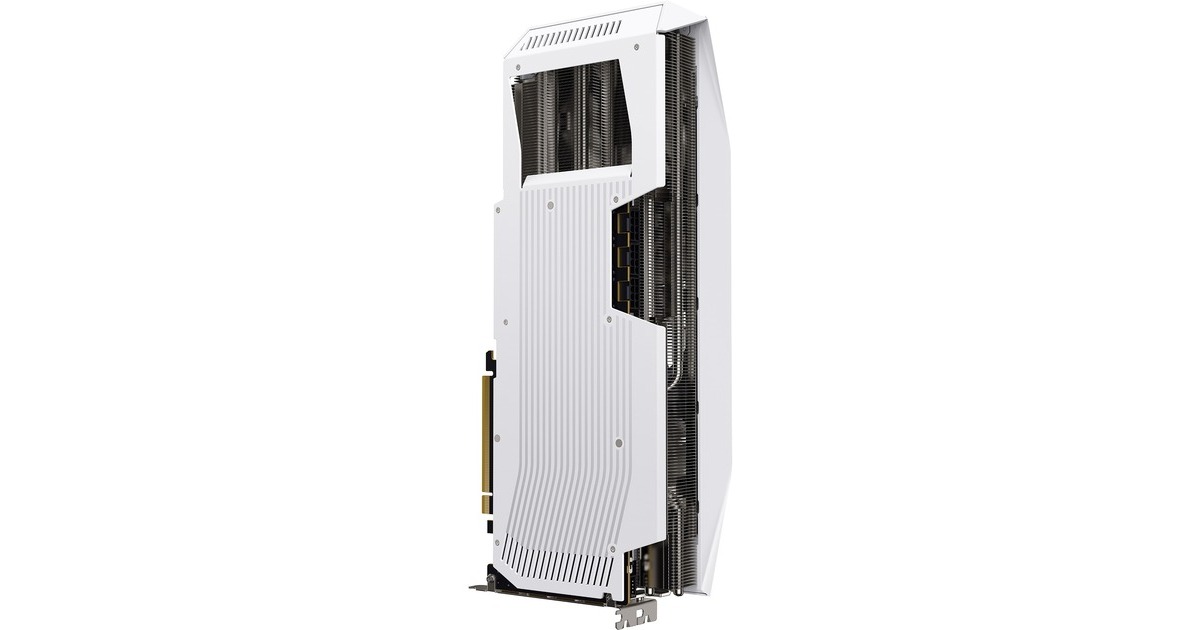 XFXRadeon RX 9070 XT OC Mercury RGB Magnetic Air grafische kaart  (Wit, RDNA4, GDDR6, 3x DisplayPort, 1x HDMI 2.1)