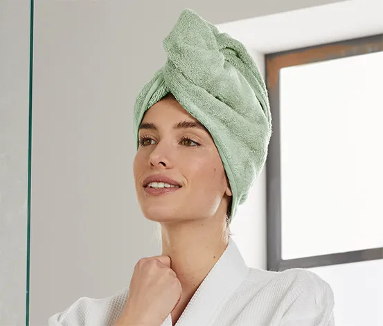 Turban-Handtuch, grün
