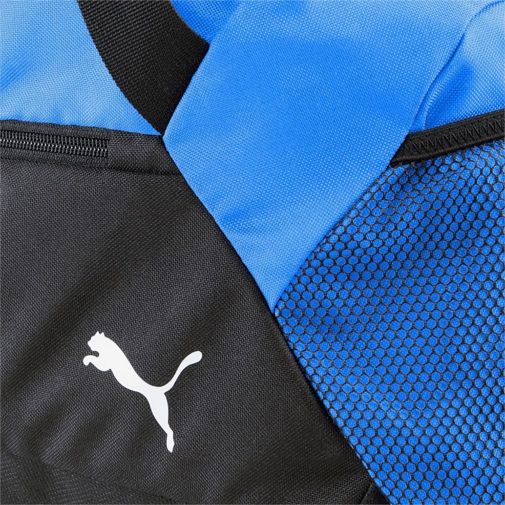 Puma TeamGOAL Teambag M electric blue lemonade