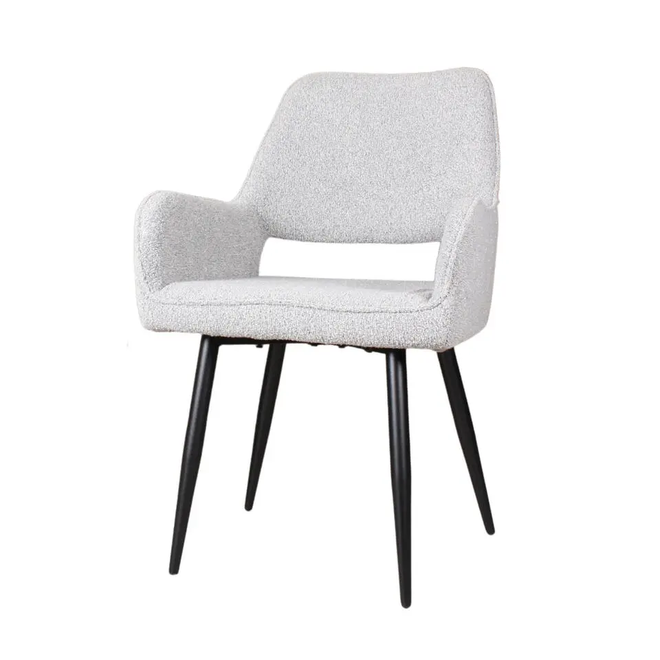 DS4U - Lenon eetkamerstoel boucle 2.0 - grijs