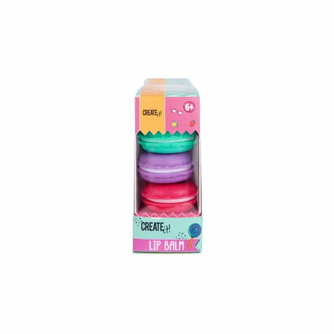 Create it! - 3er Set Lippenbalsam - Macaron