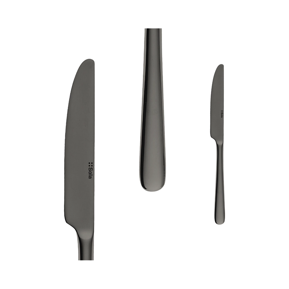 Sola Salamanca PVD Besteckset 24-tlg. Grey poliert