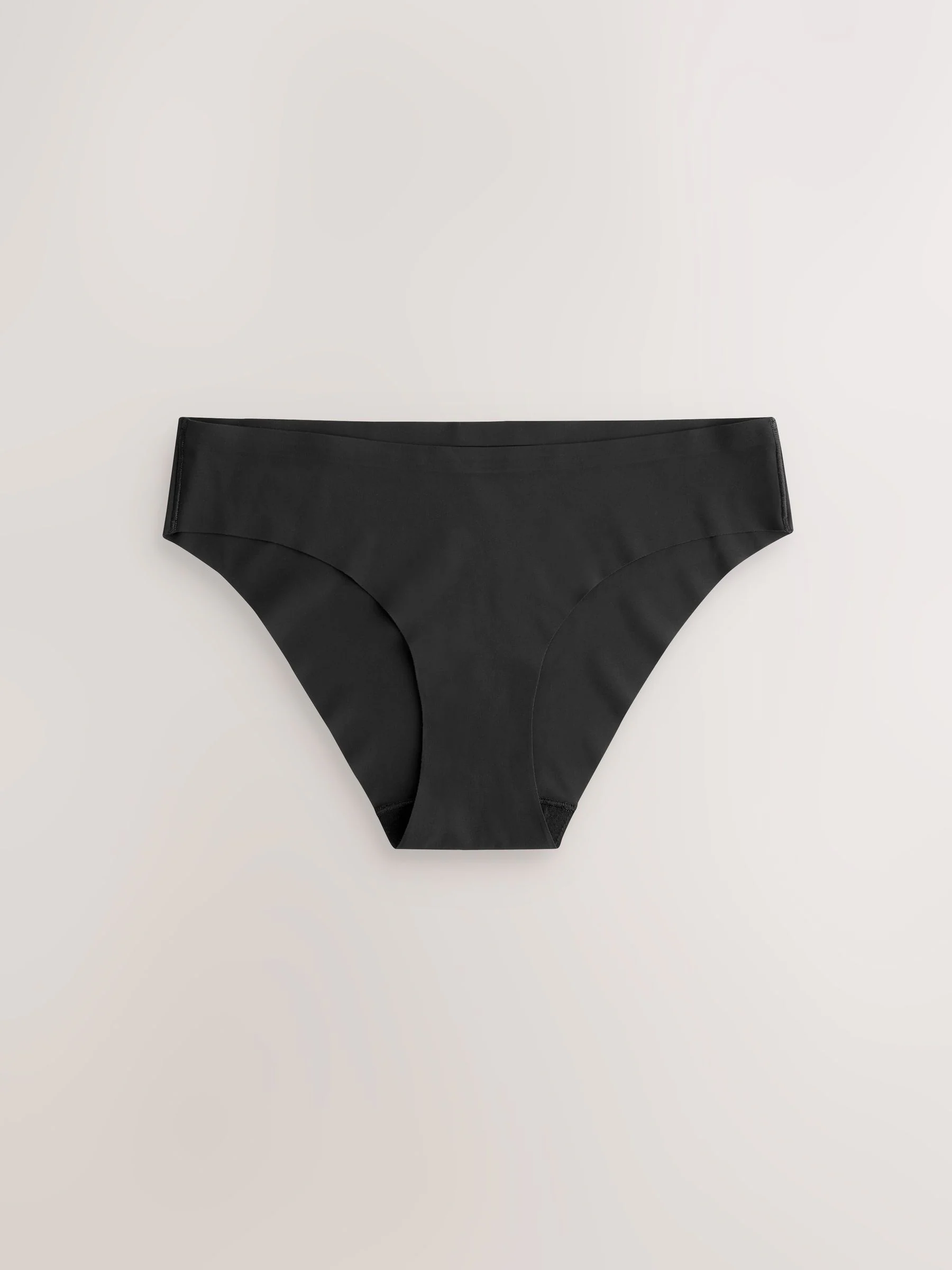 Zwart - Geen zichtbare onderbroeklijn comfortabele slips verpakking van 3
