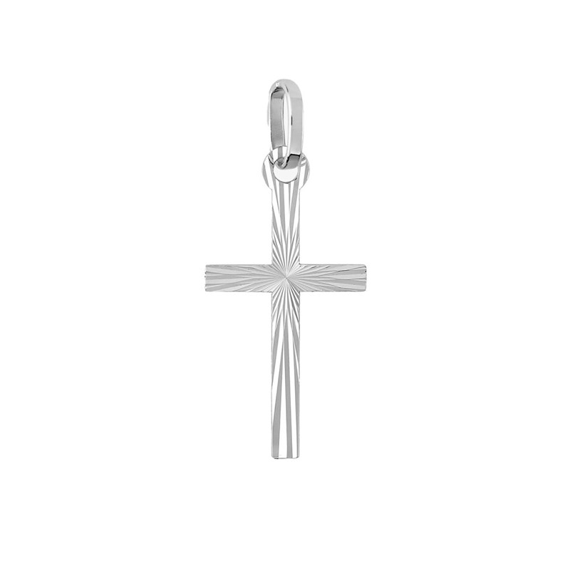Pendentif mixte - Or 18 Carats - Croix
