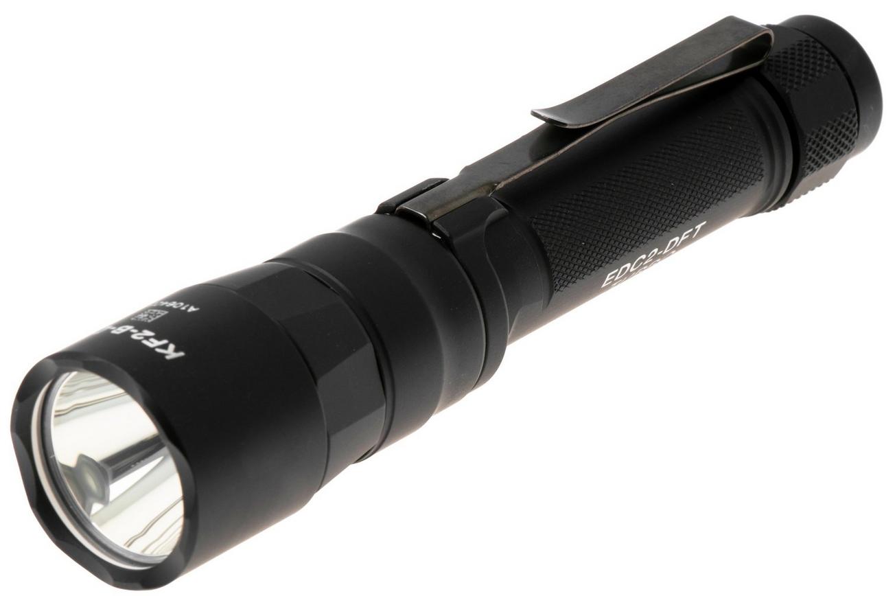 SureFire EDC2-DFT Turbo Black, everyday carry zaklamp, 700 lumen