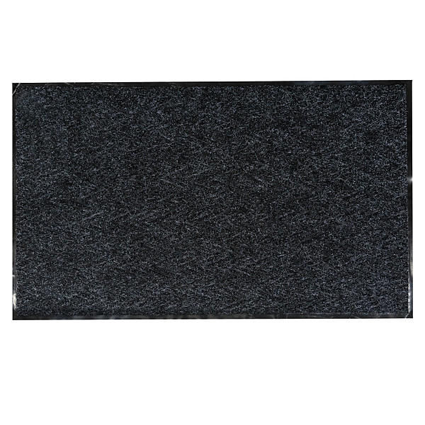 Tapis grattant absorbant chevron 1er prix anthracite 90 x 150 cm