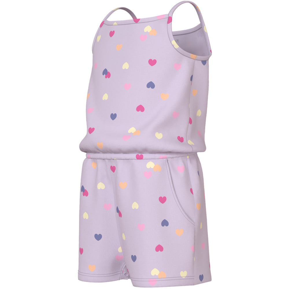 Køb Name It Lavender Fog Colorful Hearts Nmfvigga Strop Dragt