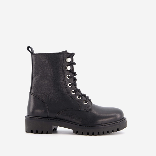 Hush Puppies leren meisjes veterboots
