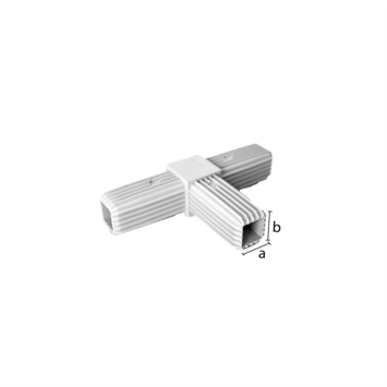 Buisverbinder 2-weg 20x20mm t-vorm