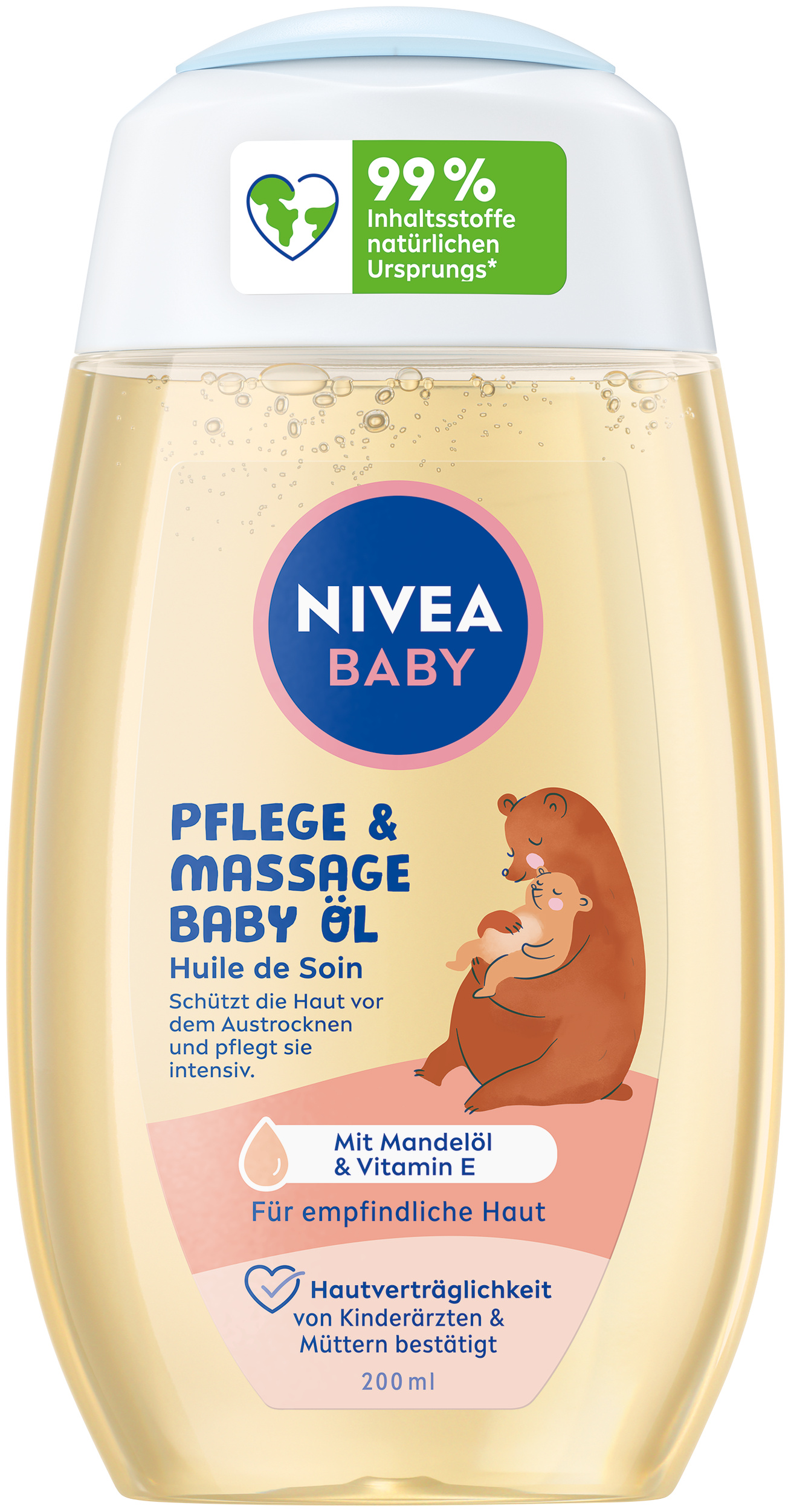 Nivea BABY Pflege- & Massageöl Öl Fl 200 ml