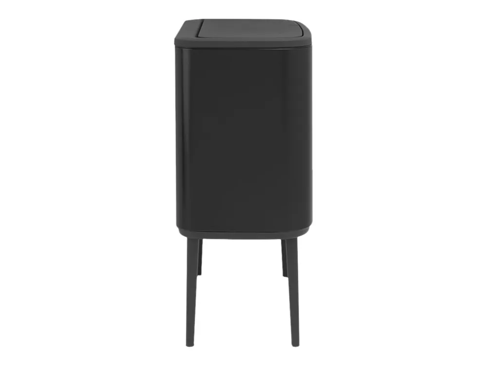 Brabantia Bo Touch Bin - Skraldespand - fliplåg - 34 L - affaldsseparation - mat sort