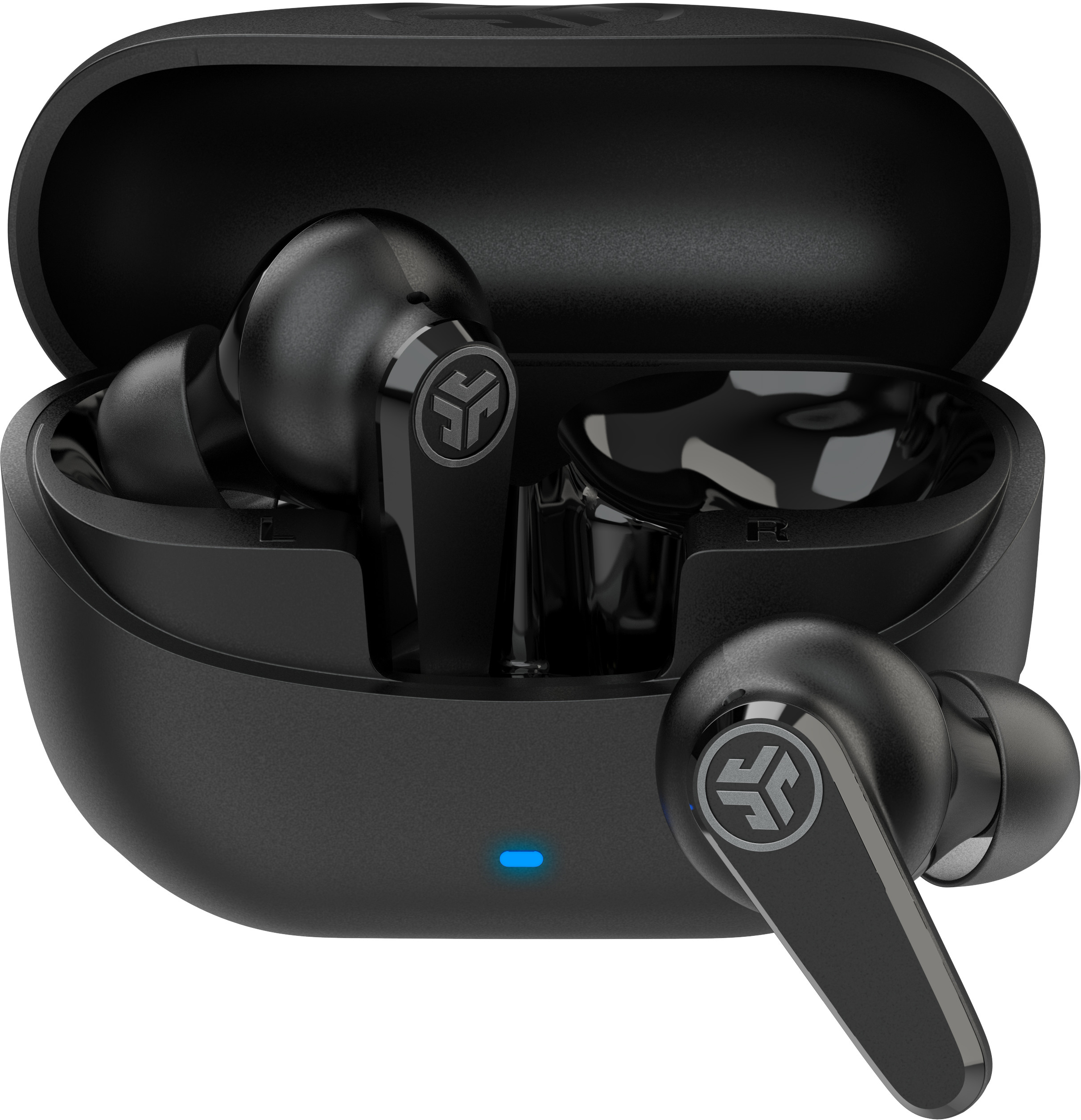 Go Pods ANC Bluetooth 5.4 In-Ear TWS Kopfhörer Headset IP55   Ladecase (IEUEBGOPODSRBLK124) - Schwarz