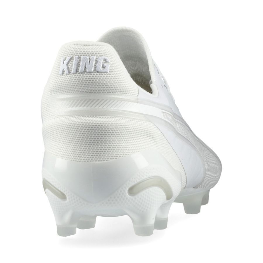 PUMA King Ultimate FG/AG White Pack - Blanc/Argenté