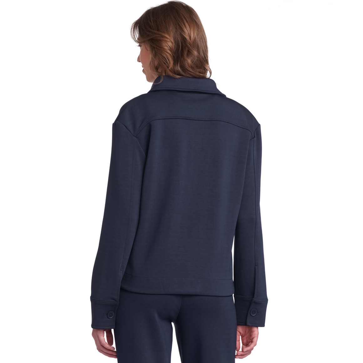 Gina Collection Damen Jacke aus Modal-Mix dunkelblau