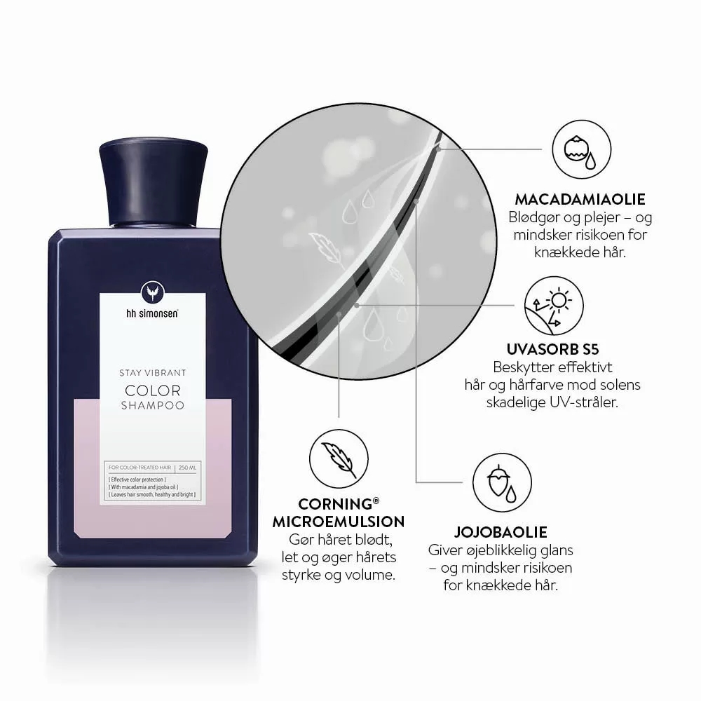 HH Simonsen Color Shampoo - 250 ml.