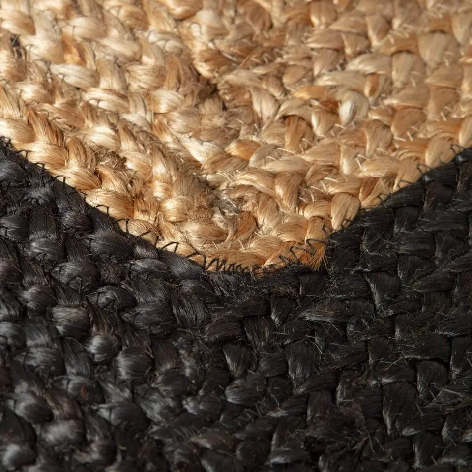 Eva Interieur Vloerkleed Jute - Naturel/Antraciet - 190x290