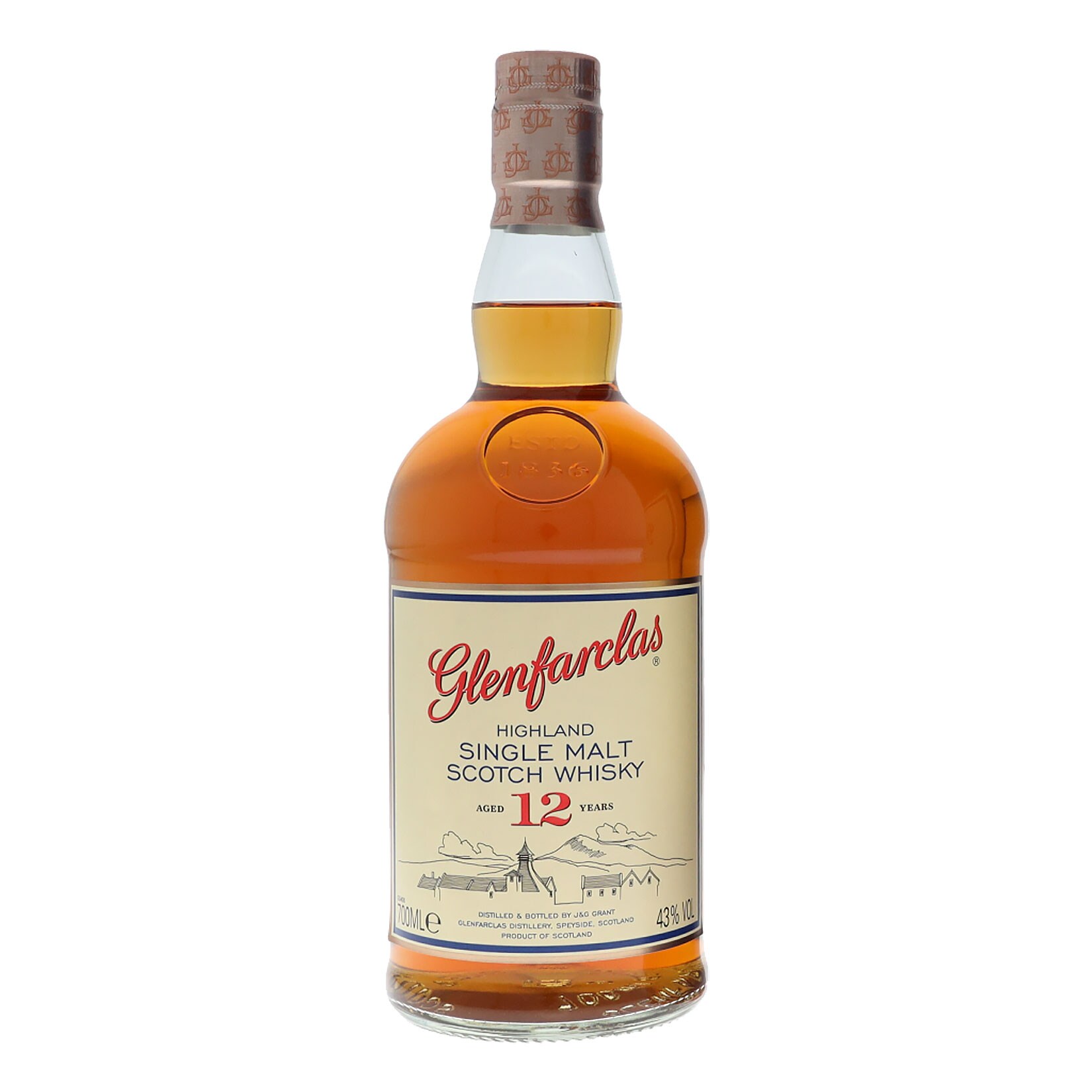 Glenfarclas Whisky 12 Jahre 43,0 % vol 0,7 Liter
