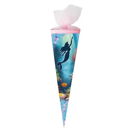 Nestler Schultüte Meerjungfrau, 50 cm, rund