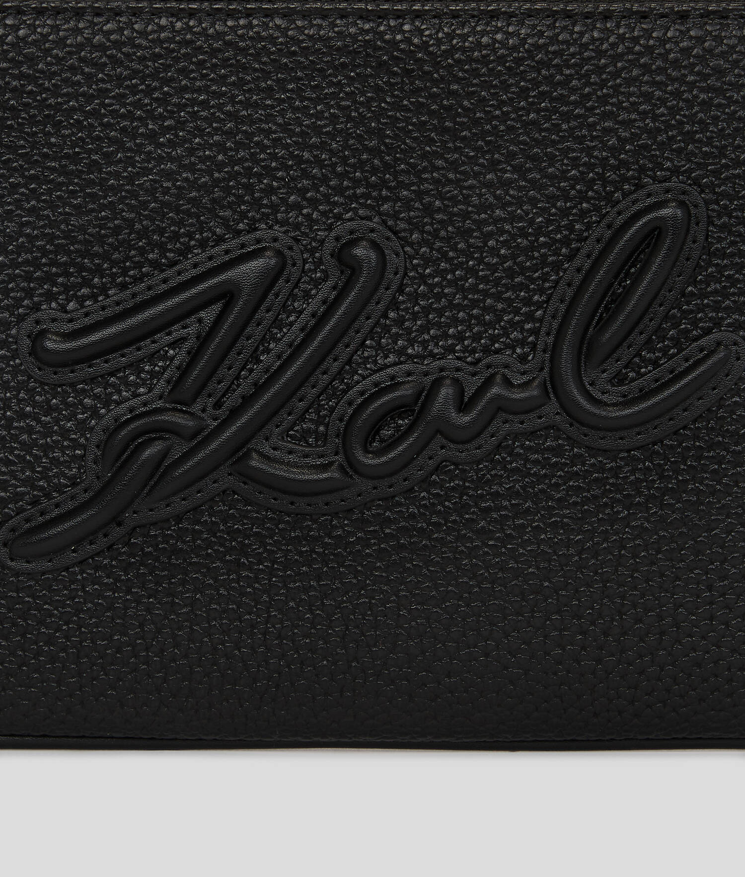 POCHETTE EN CUIR GRAINÉ K/SKUARE