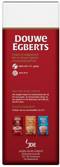 Douwe Egberts - Aroma Rood - Koffie Snelfilter Maling - 500 gr
