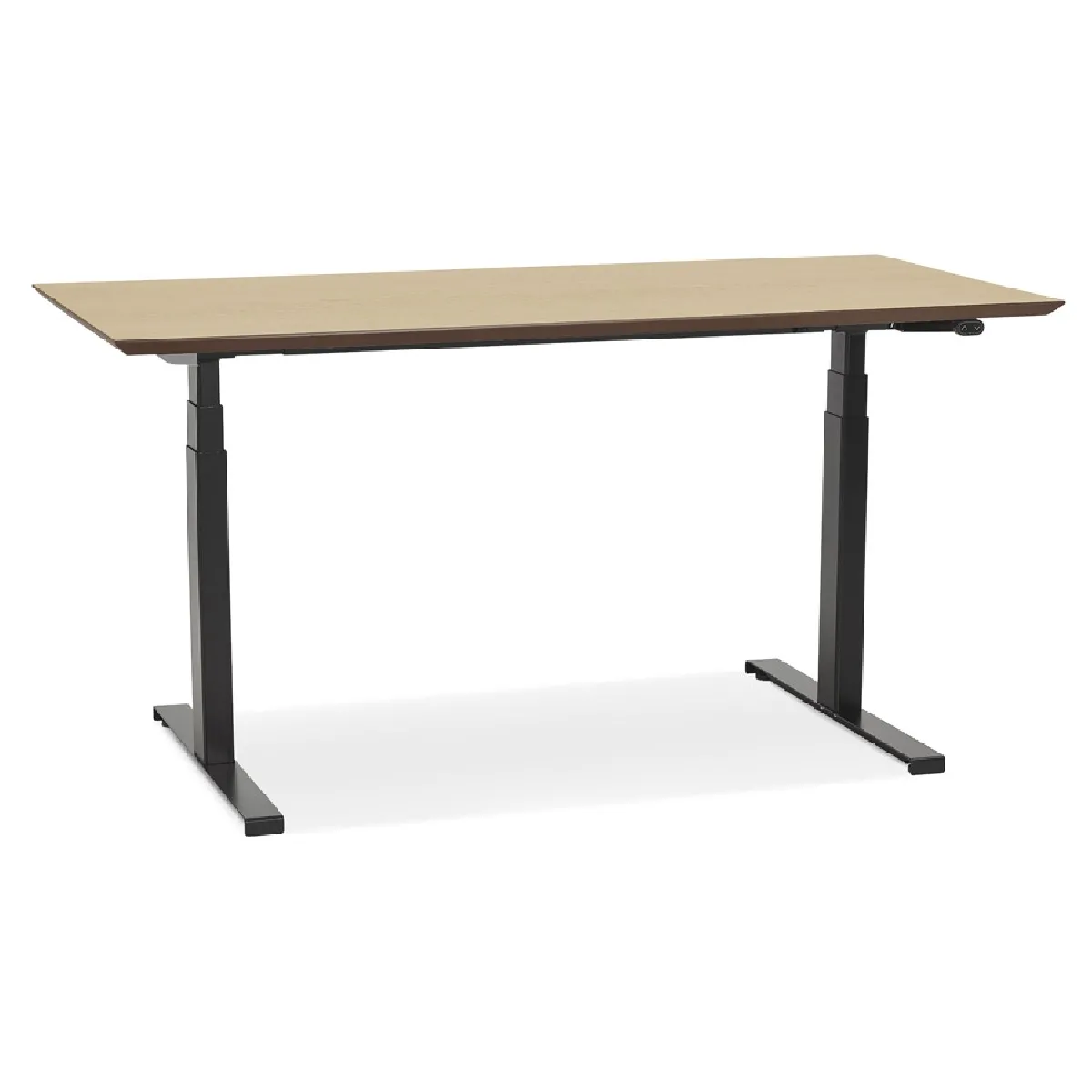Alterego Bureau BIONIK Assis-Debout - Naturel/Noir