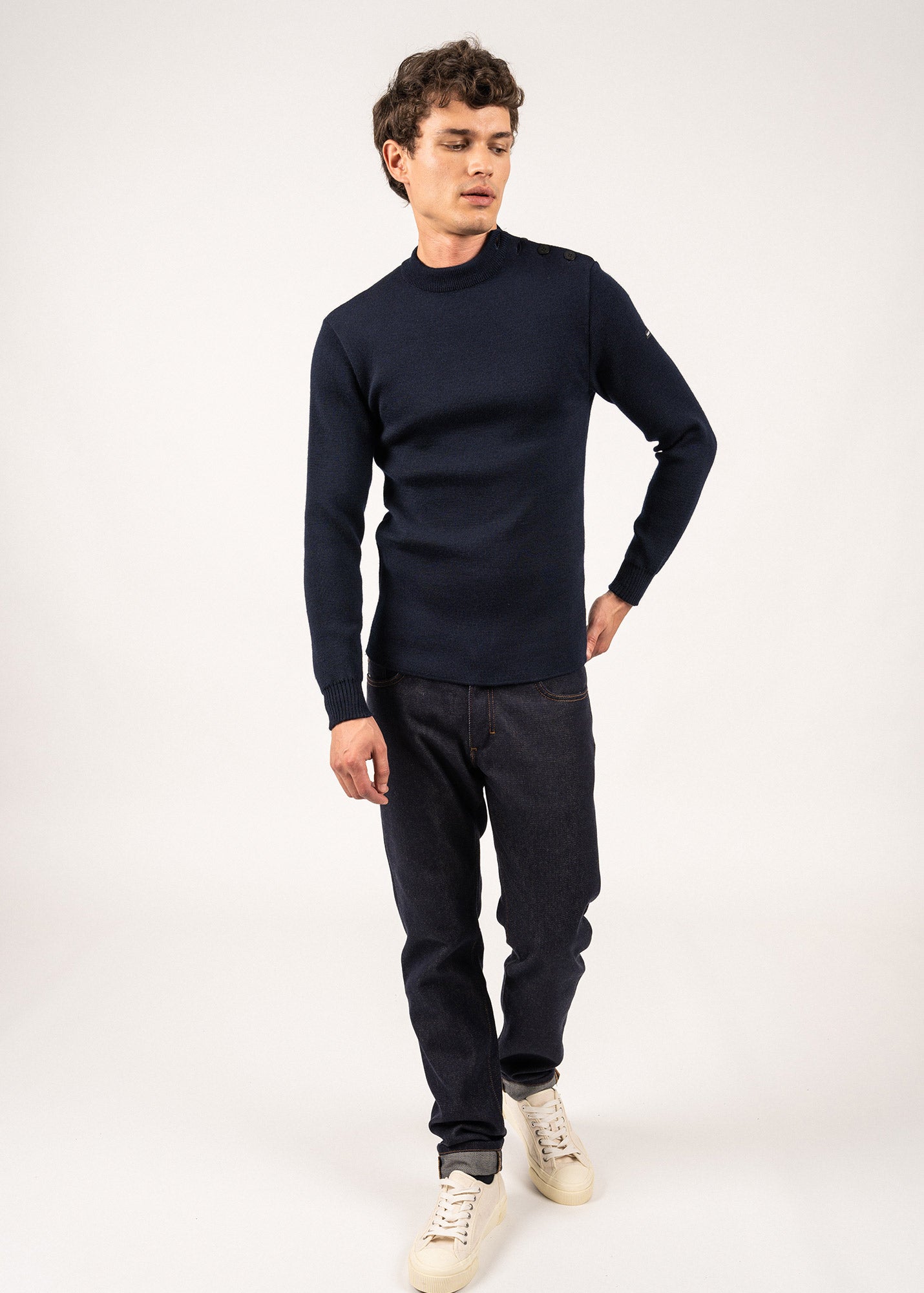Pull marin uni Matelot