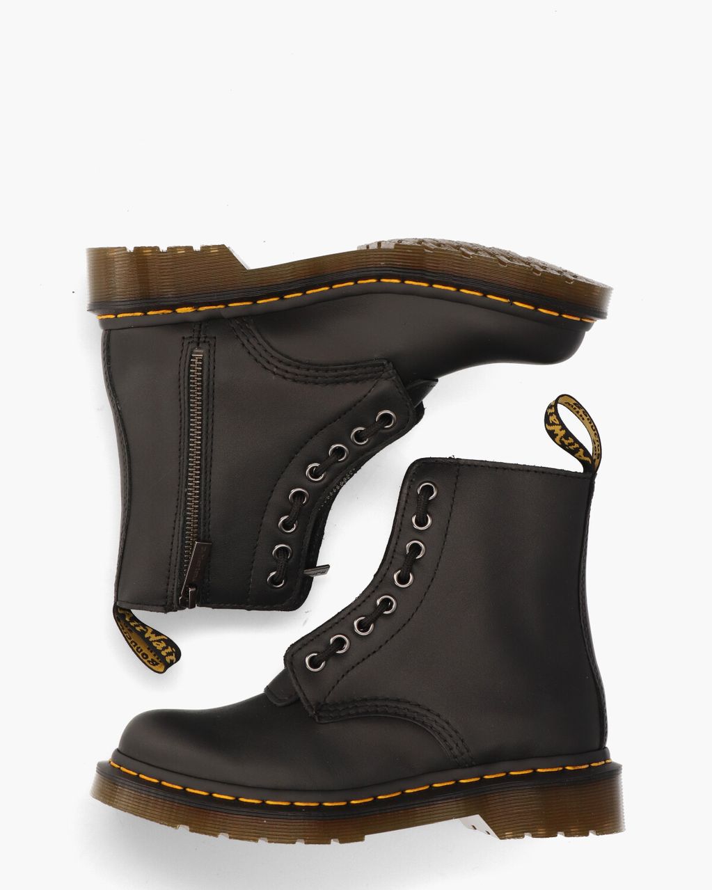 Dr. Martens 1460 Pascal Front Zip Zwart Damesboots