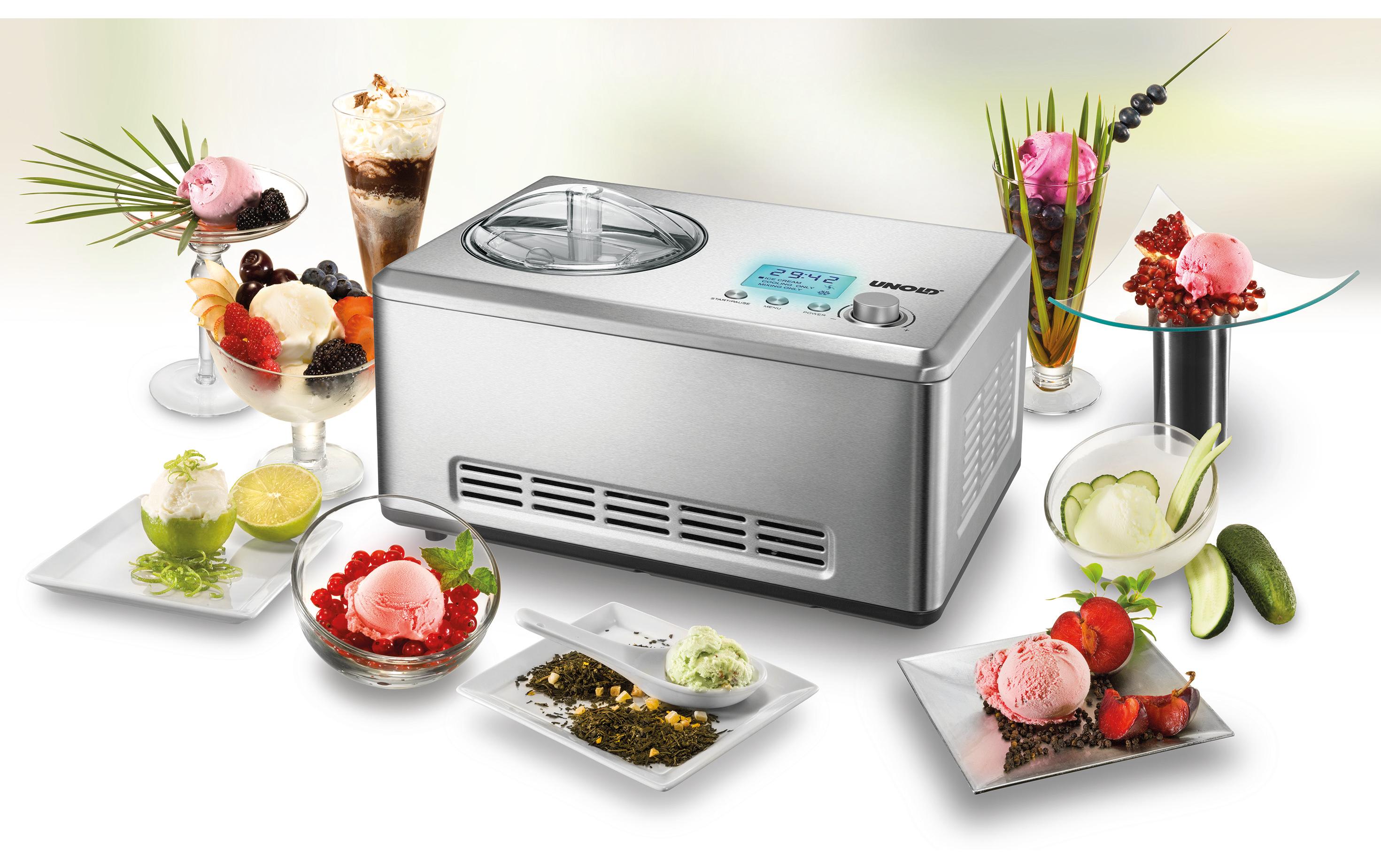 Glacemaschine Nobile 2 l, Silber<br>Eismaschine für 2 Liter Eiscreme