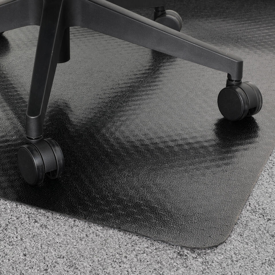 Vloerbeschermer PVC - Zwart - Tapijt - 120x150cm