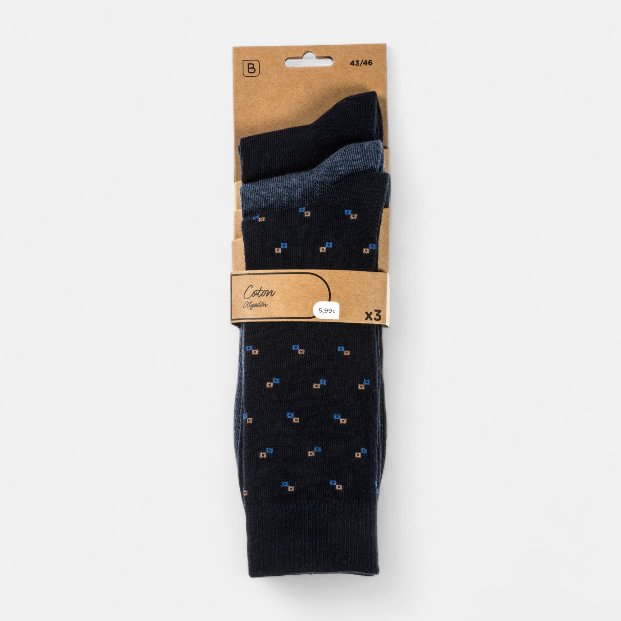 Chaussettes Homme bleu marine