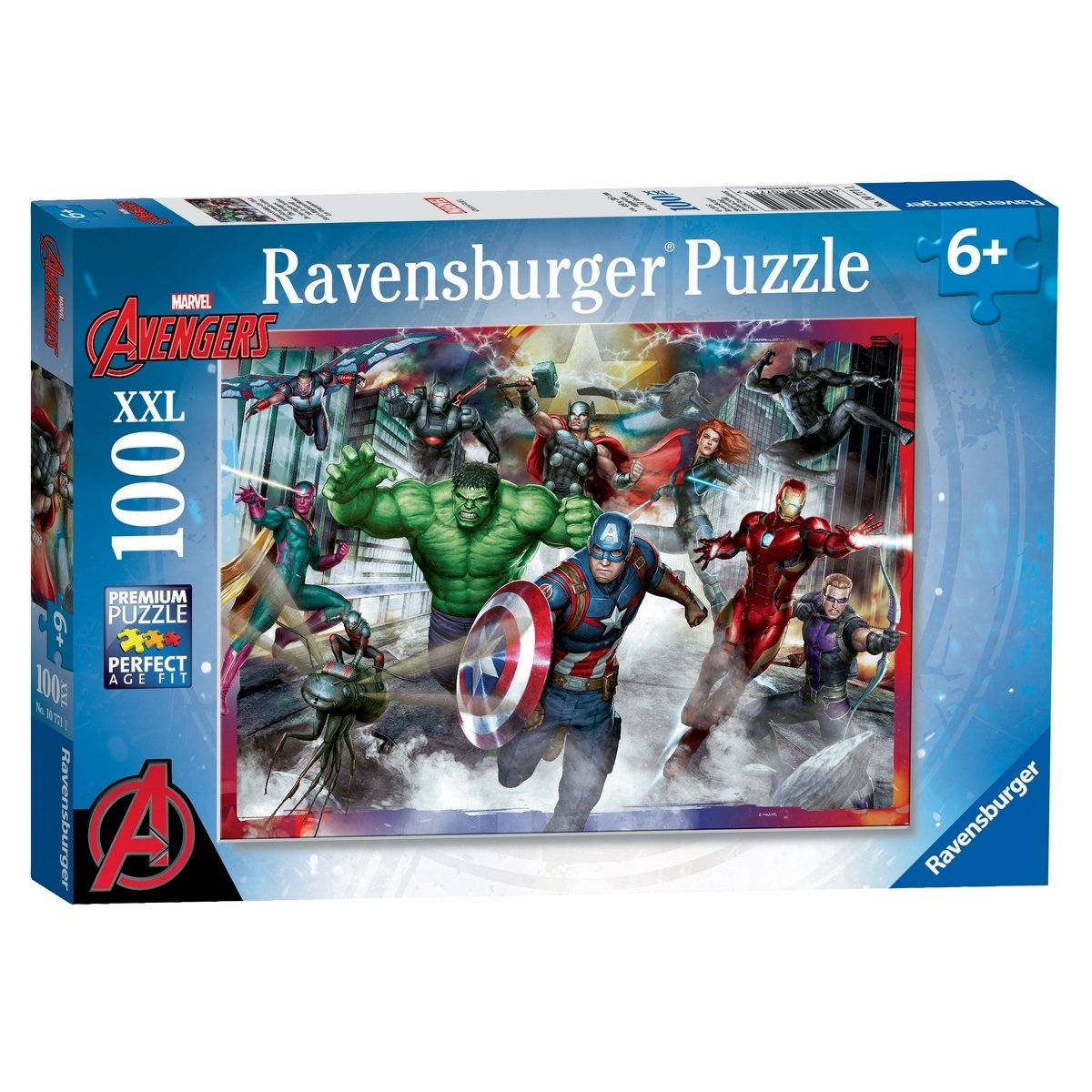 Puzzle 100 pièces XXL Ravensburger -  Les plus grands héros Marvel Avengers