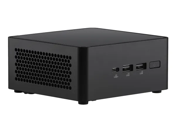 ASUS NUC 14 Pro RNUC14RVKU500000I - Barebone - mini PC 1 x Core Ultra 5 125H / op til 4.5 GHz - RAM 0 GB - Intel Arc Graphics - IEEE 802.11ax (Wi-Fi 6E), Bluetooth 5.3, Gigabit Ethernet, 2.5 Gigabit Ethernet - sort