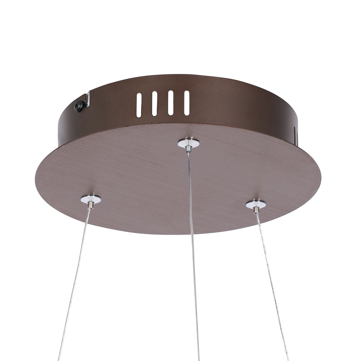 Hanglamp donkerbrons 60 cm incl. LED 3-staps dimbaar - Anello
