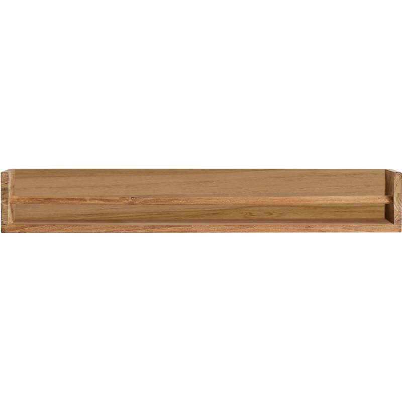 Etagère murale en bois de teck Ugo H 15 x L 100 x P 20 cm
