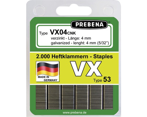 Nietjes Prebena Type VX04CNK-B 2.000 stuks