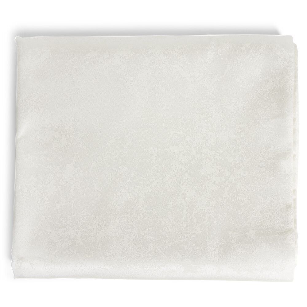Nappe effet jacquard 140x250cm polyester gris clair