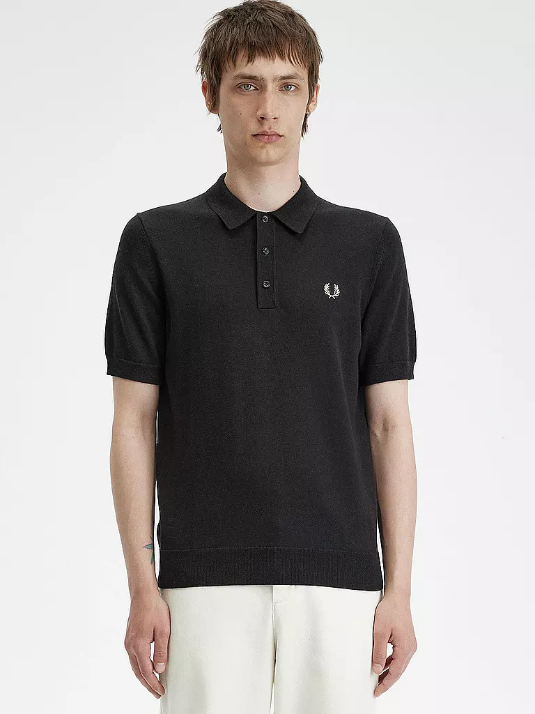 FRED PERRY Poloshirt schwarz