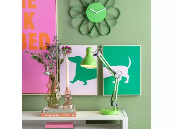 Lampe de table Funky Hobby H52cm Vert Present Time