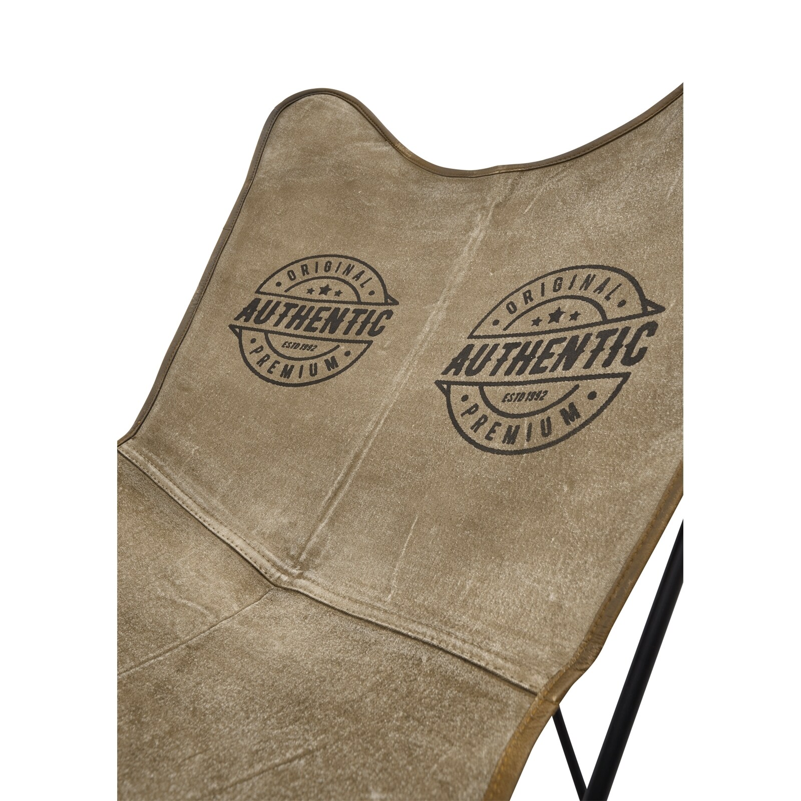 HTI-Living Sessel Canvas Braun