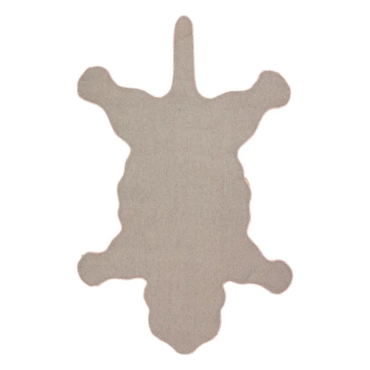 Doing Goods Tapis léopard rose en laine | Rose