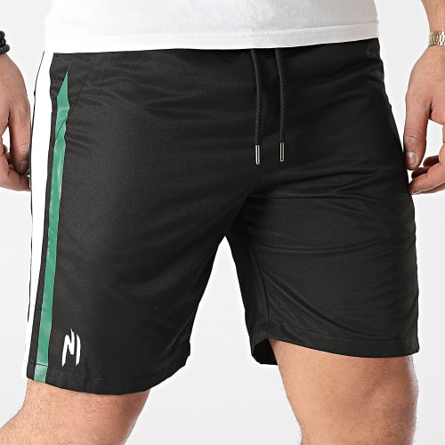 Short Jogging A Bandes Diamond 018 Noir