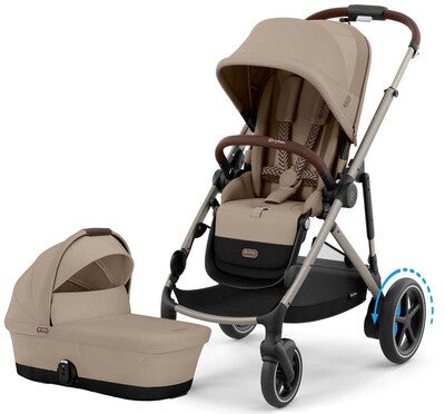 Cybex e-Gazelle S Duovogn, Almond Beige/Taupe