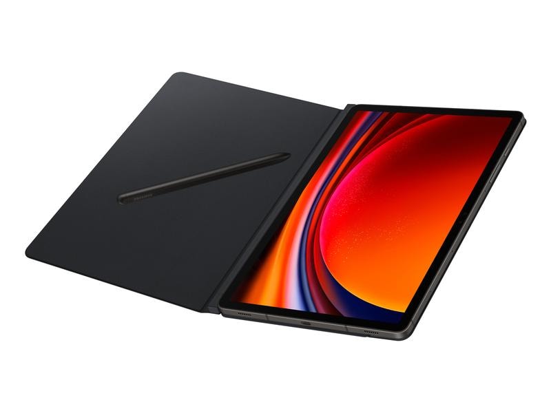 Samsung Tablet Book Cover Smart Galaxy Tab S9 Schwarz Book Cover für das Samsung Galaxy Tab S9