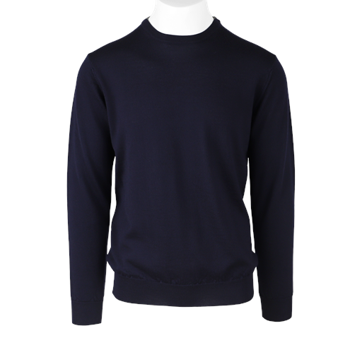 Nordstrand Langærmet Crew Striktrøje, Navy, XL