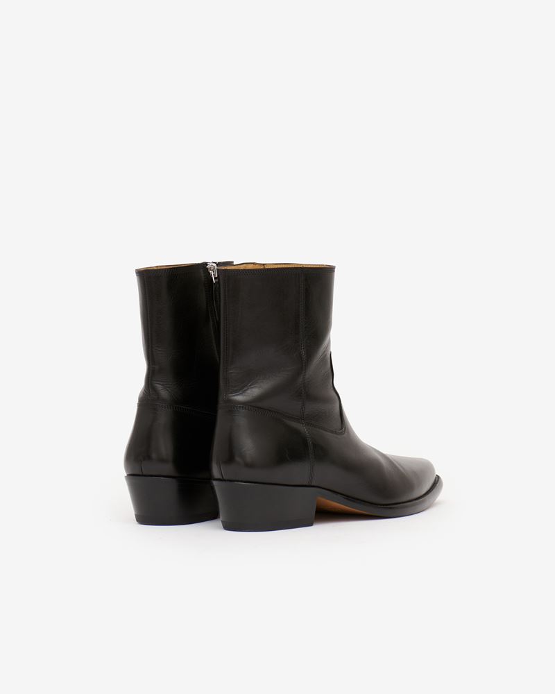 BOTTINES EN CUIR DEVACHETTE DELIX