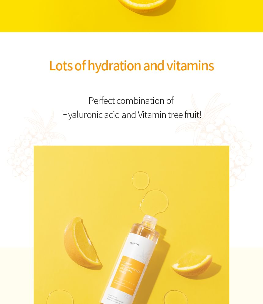 iUNIK - Vitamine Hyaluronzuur Vitaliserende Toner 200ml