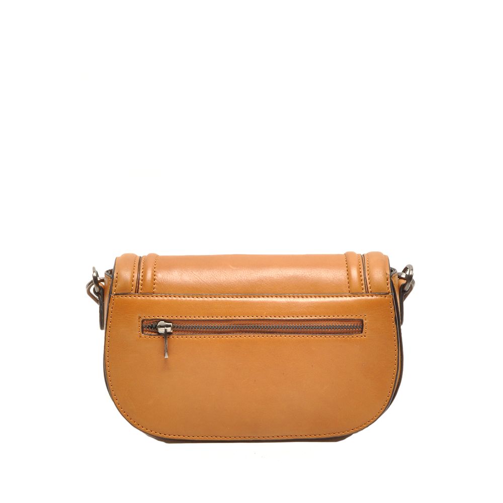Berba Icons Crossbody Flap Bag Cognac