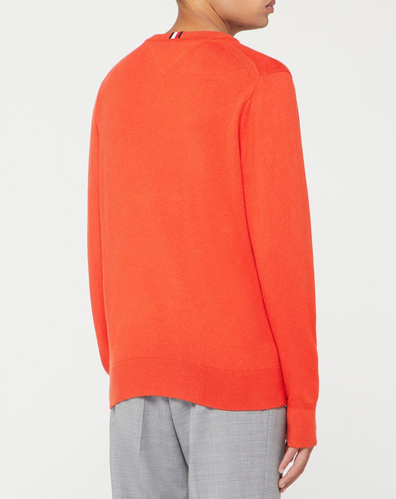 Tommy Hilfiger Pull en Cachemire mélangé Pima orange