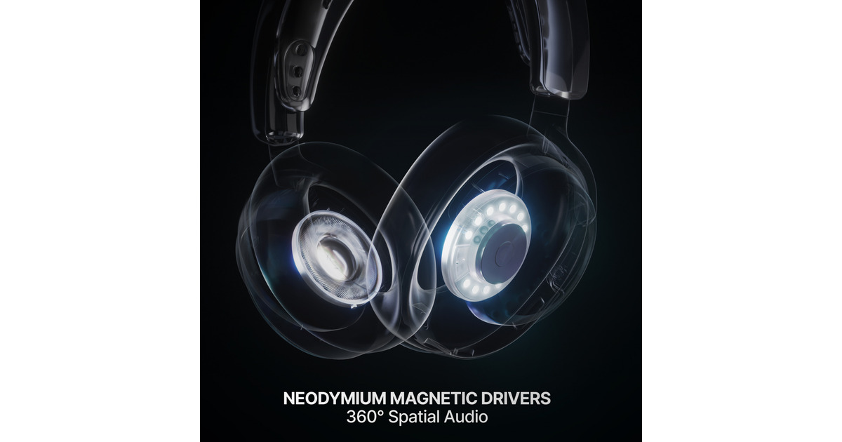 SteelSeriesArctis Nova 7 Wireless Gen 2 over-ear gaming headset  (Magenta, Pc, 2.4 GHz / Bluetooth)