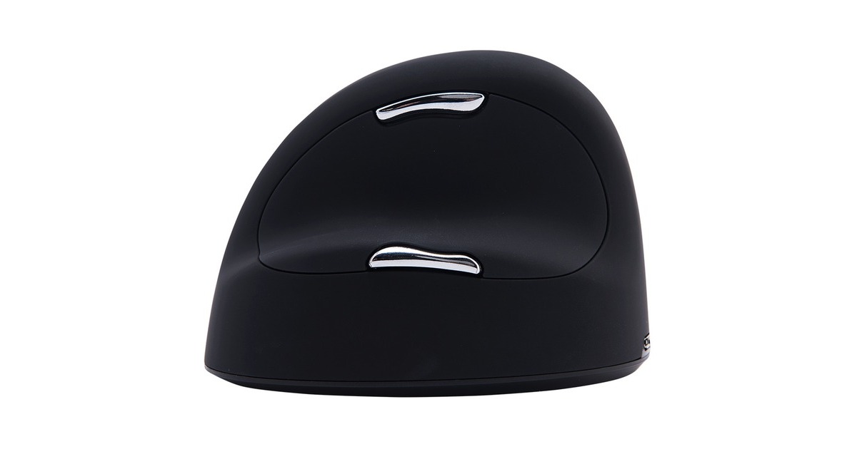 R-Go ToolsHE Mouse Large Links Draadloos  (Zwart/zilver, 500 - 2500dpi, Large (Handlengte boven de 185mm))